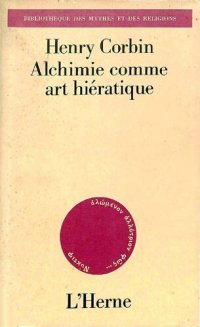 cover of the book Alchimie comme art hiératique