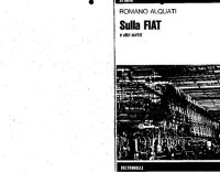 cover of the book Sulla FIAT e altri scritti