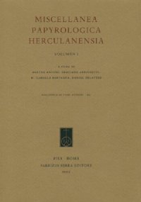 cover of the book Miscellanea papyrologica herculanensia