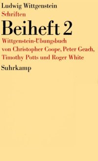 cover of the book Schriften : Beiheft 2 : Wittgenstein-Übungsbuch