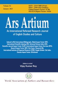 cover of the book "Decolonising Indian Education: National Education Policy 2020", Ars Artium: An International Refereed Research Journal of English Studies and Culture