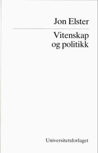 cover of the book Vitenskap og politikk