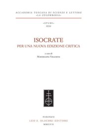 cover of the book Isocrate. Per una nuova edizione critica