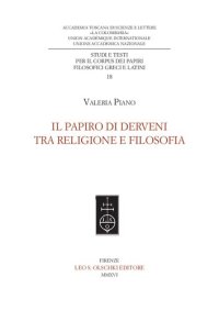 cover of the book Il papiro di Derveni tra religione e filosofia