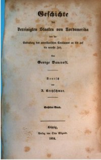 cover of the book Geschichte der Vereinigten Staaten von Nordamerika von der Entdeckung des amerikanischen Kontinents an bis auf die neueste Zeit