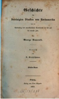 cover of the book Geschichte der Vereinigten Staaten von Nordamerika von der Entdeckung des amerikanischen Kontinents an bis auf die neueste Zeit