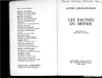 cover of the book Les Racines du Monde