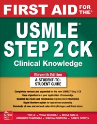 cover of the book First Aid for the USMLE Step 2 CK, Eleventh Edition