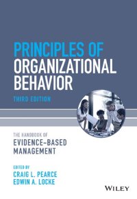 cover of the book Principles of Organizational Behavior: The Handbook of Evidence-Based Management