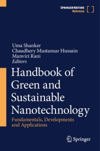 cover of the book Handbook of Green and Sustainable Nanotechnology: Fundamentals, Developments and Applications