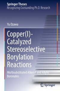 cover of the book Copper(I)-Catalyzed Stereoselective Borylation Reactions: Multisubstituted Alkenyl and Allylic Boronates