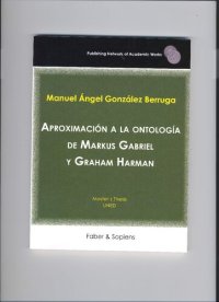 cover of the book Aproximación a la ontología de Markus Gabriel y Graham Harman