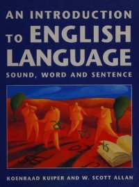 cover of the book An Introduction to English Language. Sound, Word and Sentence