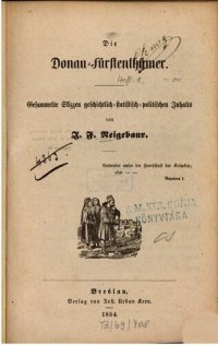 cover of the book Die Donau-Fürstentümer