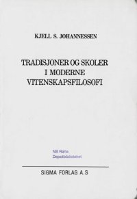 cover of the book Tradisjoner og skoler i moderne vitenskapsfilosofi