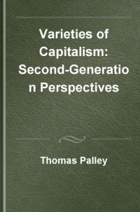 cover of the book Varieties of Capitalism: Second-Generation Perspectives