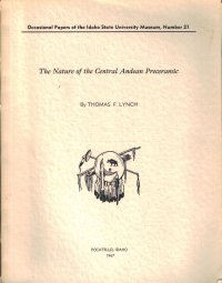 cover of the book The nature of the central Andean preceramic