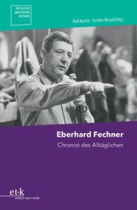 cover of the book Eberhard Fechner: Chronist des Alltäglichen