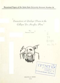 cover of the book Excavations at Quishqui Puncu in the Callejon de Huaylas, Peru