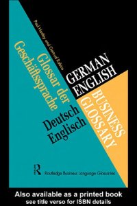 cover of the book German-English Business Glossary / Glossar der Geschäftssprache