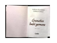 cover of the book Gramatica limbii germane