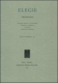 cover of the book Sesto Properzio: Elegie