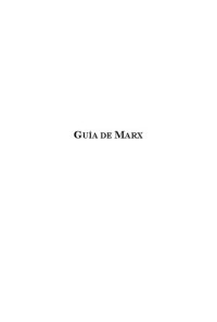 cover of the book Guía de Marx