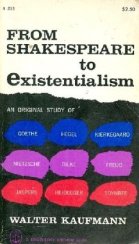 cover of the book From Shakespeare to Existentialism