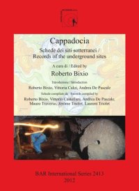 cover of the book Cappadocia: Schede dei siti sotterranei / Records of the underground sites