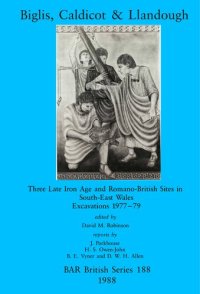 cover of the book Biglis, Caldicot and Llandough: Three Late Iron Age and Romano-British Sites in South-East Wales. Excavations 1977-79