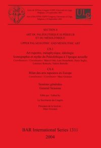 cover of the book Art du Paléolithique Supérieur et du Mésolithique / Upper Palaeolithic and Mesolithic Art: Sessions générales et posters / General Sessions and Posters