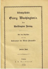 cover of the book Lebensgeschichte George Washingtons