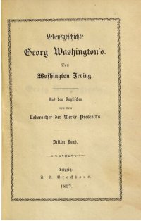 cover of the book Lebensgeschichte George Washingtons