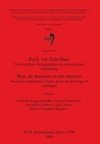 cover of the book Rock Art Data Base / Base de données en art rupestre: New methods and guidelines in archiving and cataloguing / Nouvelles méthodes et lignes guide en archivage et catalogage