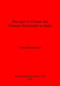 cover of the book Paysages et Climats des Premiers Hominidés en Italie