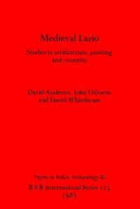 cover of the book Medieval Lazio: Studies in architecture, painting and ceramics