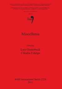 cover of the book Miscellania.  Proceedings of the XV World Congress UISPP (Lisbon, 4-9 September 2006)