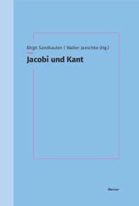 cover of the book Jacobi und Kant