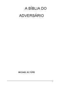 cover of the book A bíblia do adversário