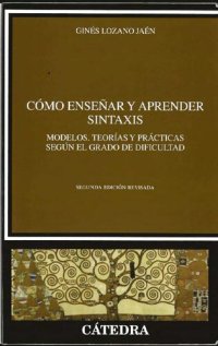 cover of the book Cómo enseñar y aprender sintaxis