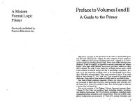 cover of the book A Modern Formal Logic Primer: Sentence Logic + Predicate Logic