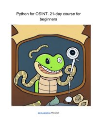 cover of the book Python for OSINT. 21 day course for beginners