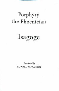 cover of the book Isagoge