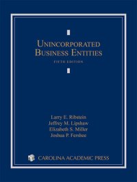 cover of the book Unincorporated Business Entities, Vol. casebk, Rel. 5CB