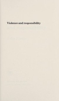 cover of the book Violence and Responsibility