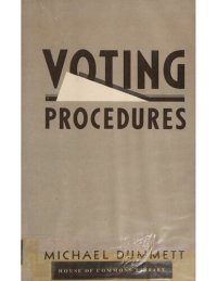 cover of the book Voting Procedures