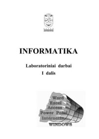 cover of the book Informatika. Laboratoriniai darbai (1)