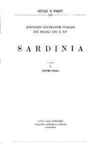 cover of the book Rationes decimarum Italiae nei secoli XIII e XIV. Sardinia