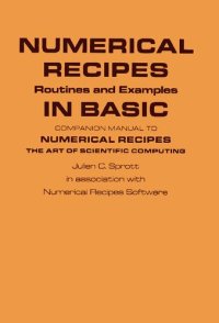 cover of the book Numerical Recipes in BASIC - Routines and Examples - Companion Manual to Numerical Recipes - The Art of Scientific Computing