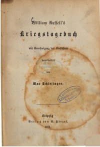 cover of the book William Russells Kriegstagebuch